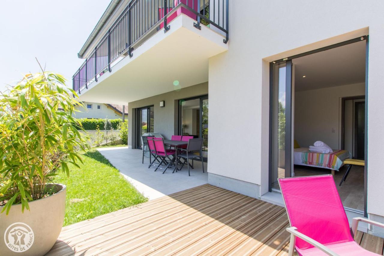 L'Appartement Jardin Avec Vue Montagnes Sévrier Exterior foto